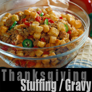 Thanksgiving Turkey Stuffing / Dressing / Gravy